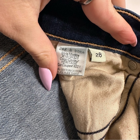 rag & bone High Rise Skinny Jeans - Picture 7 of 11